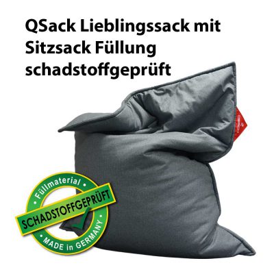 QSack Lieblingssack Sitzsack schadstoffgeprüft