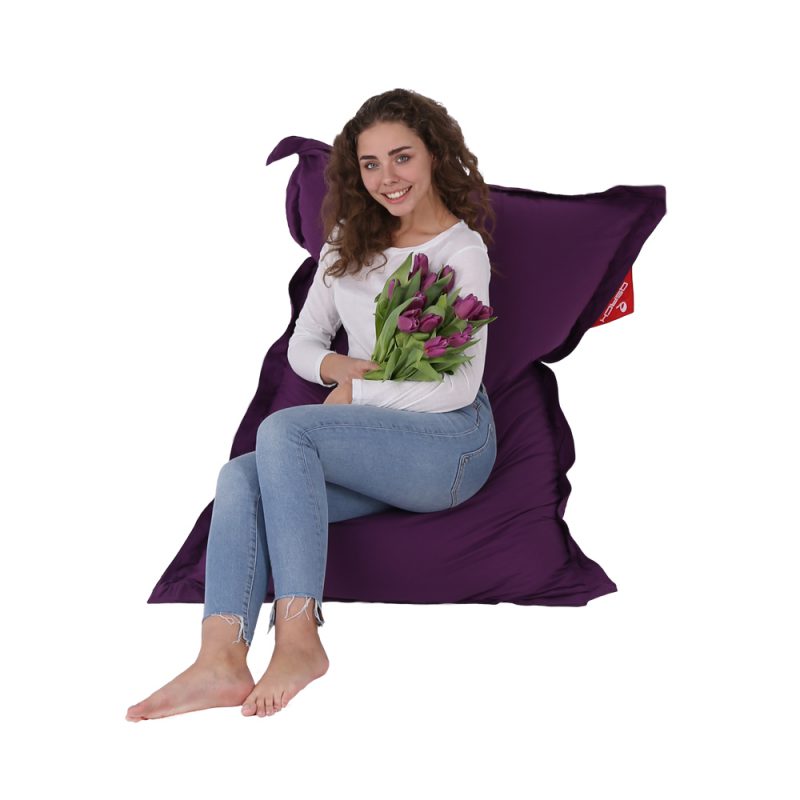 QSack Traum Kinder Sitzsack Baumwolle violett