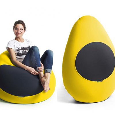 X-Drop Indoor Sitzsack gelb